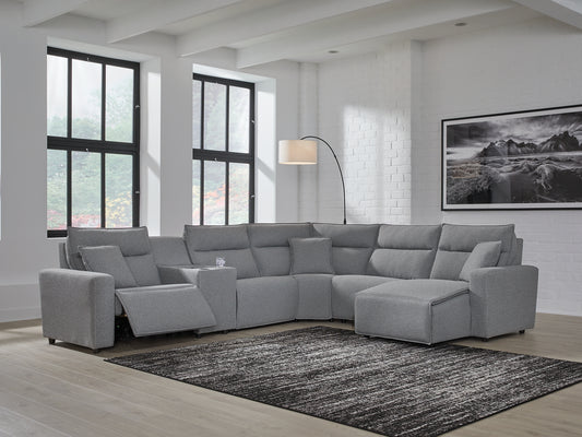 Modmax II 6-Piece Power Reclining Sectional with Chaise and Console