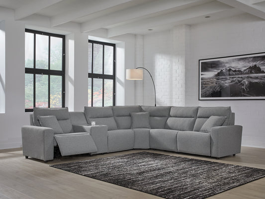 Modmax II 6-Piece Power Reclining Sectional with Console