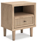 Cielden Queen Panel Headboard with Mirrored Dresser, Chest and 2 Nightstands