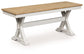 Purlaney Large Dining Room Bench