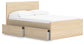 Onita Full Panel Platform Bed with 1 Side Storage