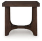 Korestone Rectangular End Table
