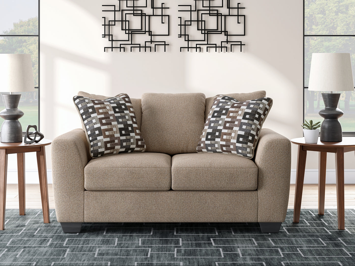Triston-Peaks Loveseat