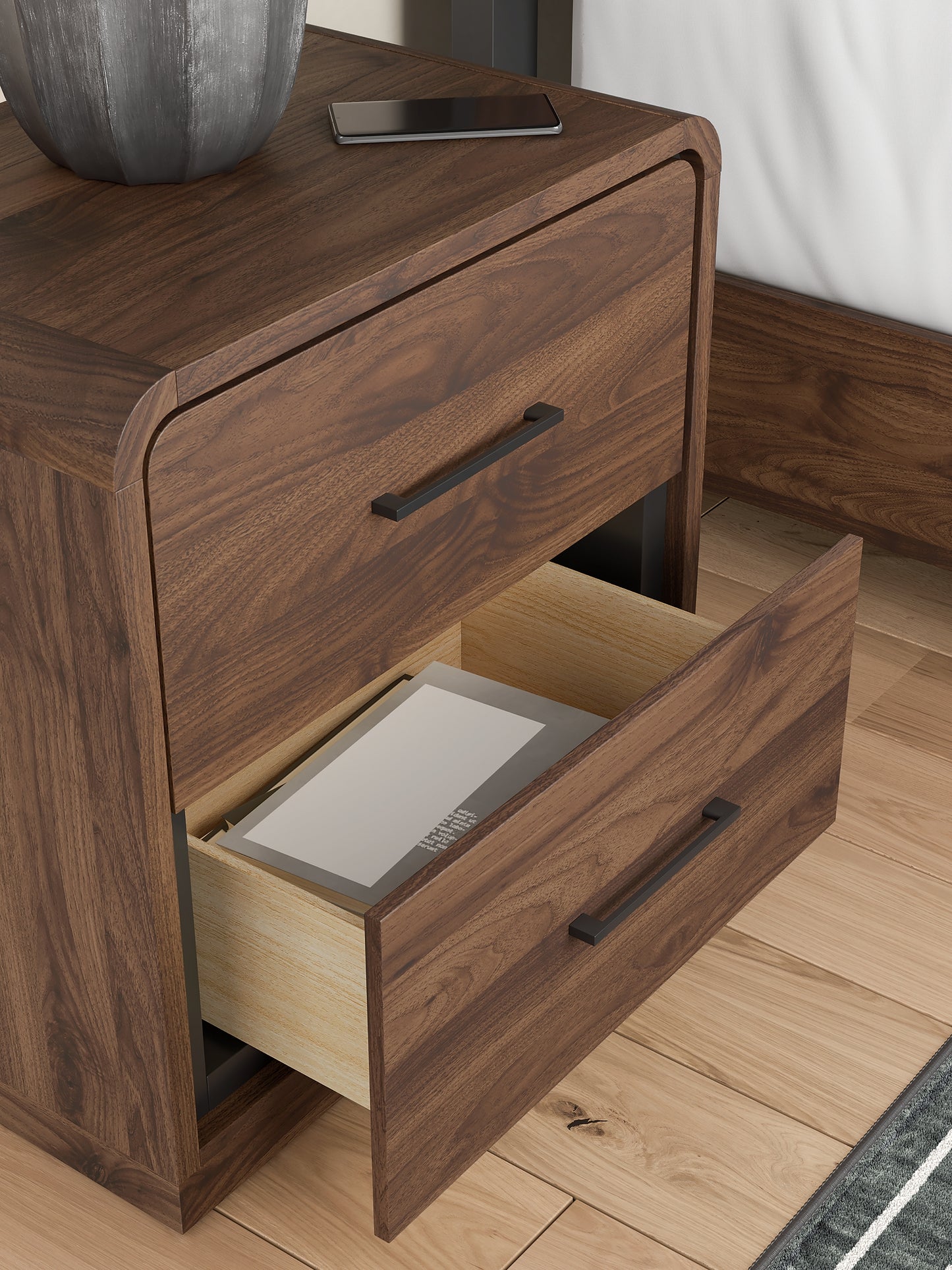 Fortlorn Two Drawer Night Stand
