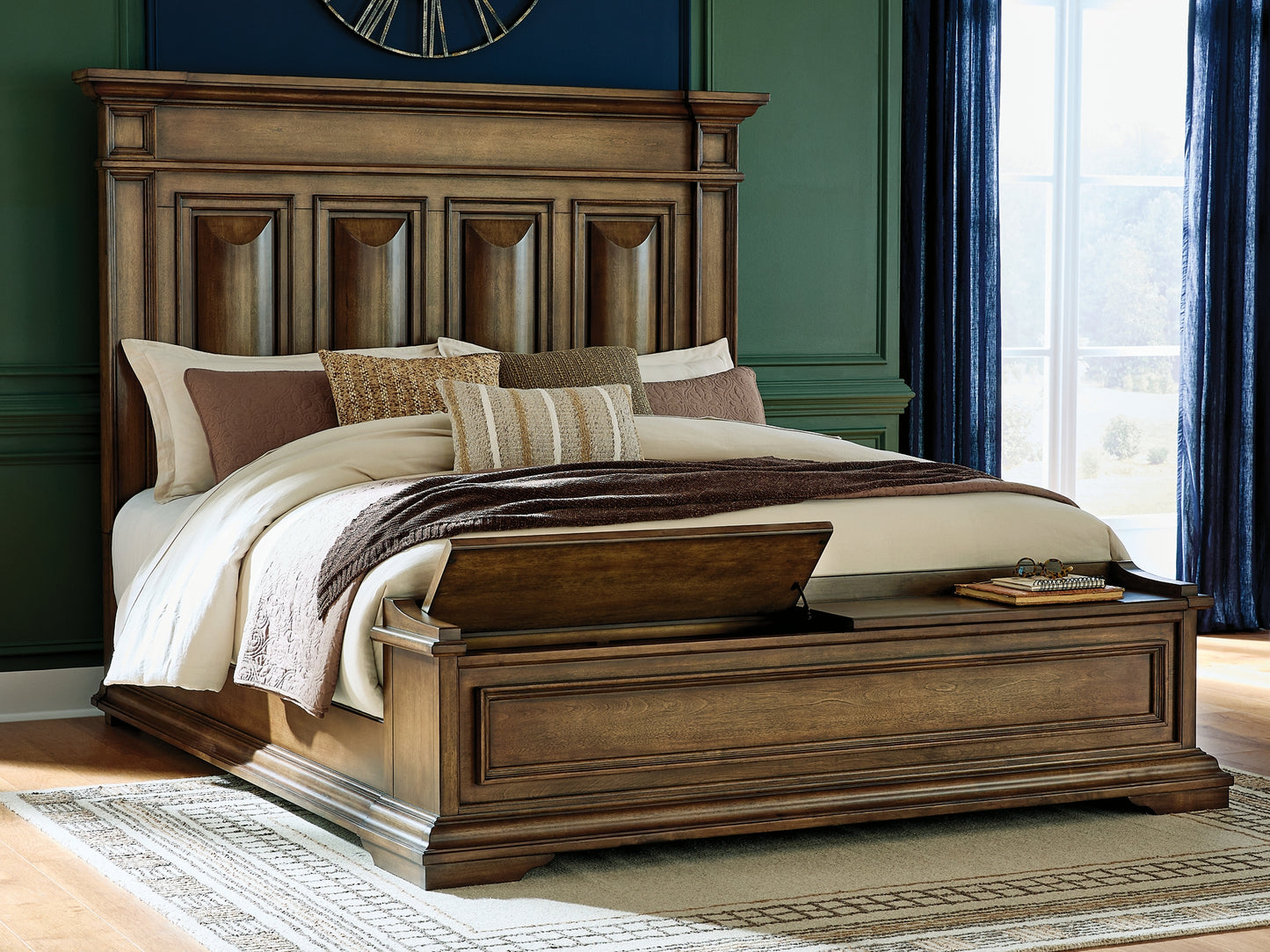 Frantanna King Panel Storage Bed