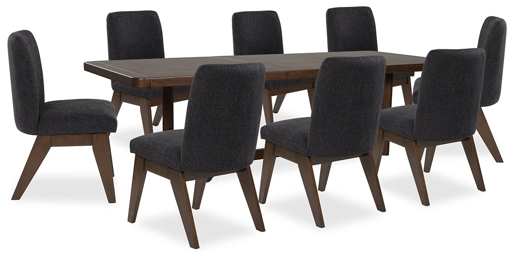 Dilenno Dining Table and 8 Chairs
