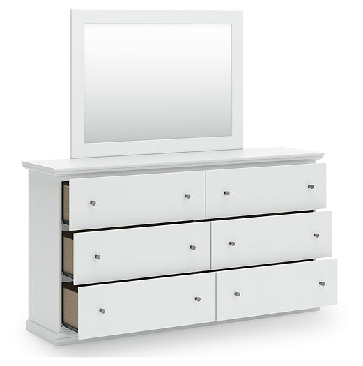 Bostwick Shoals Full Panel Bed, Dresser, Mirror and Nightstand
