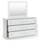 Bostwick Shoals Full Panel Bed, Dresser, Mirror and Nightstand