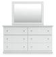 Bostwick Shoals Full Panel Bed, Dresser, Mirror and Nightstand
