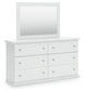 Bostwick Shoals Full Panel Bed, Dresser, Mirror and Nightstand
