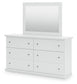 Bostwick Shoals Full Panel Bed, Dresser, Mirror and Nightstand