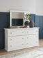 Bostwick Shoals Full Panel Bed, Dresser, Mirror and Nightstand