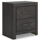Hollivern Full Panel Bed with Mirrored Dresser and Nightstand