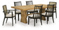 Galliden Dining Table and 6 Chairs