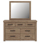 Oliandon Dresser and Mirror