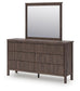Pamytta Queen Panel Platform Bed, Dresser, Mirror, Chest and Nightstand