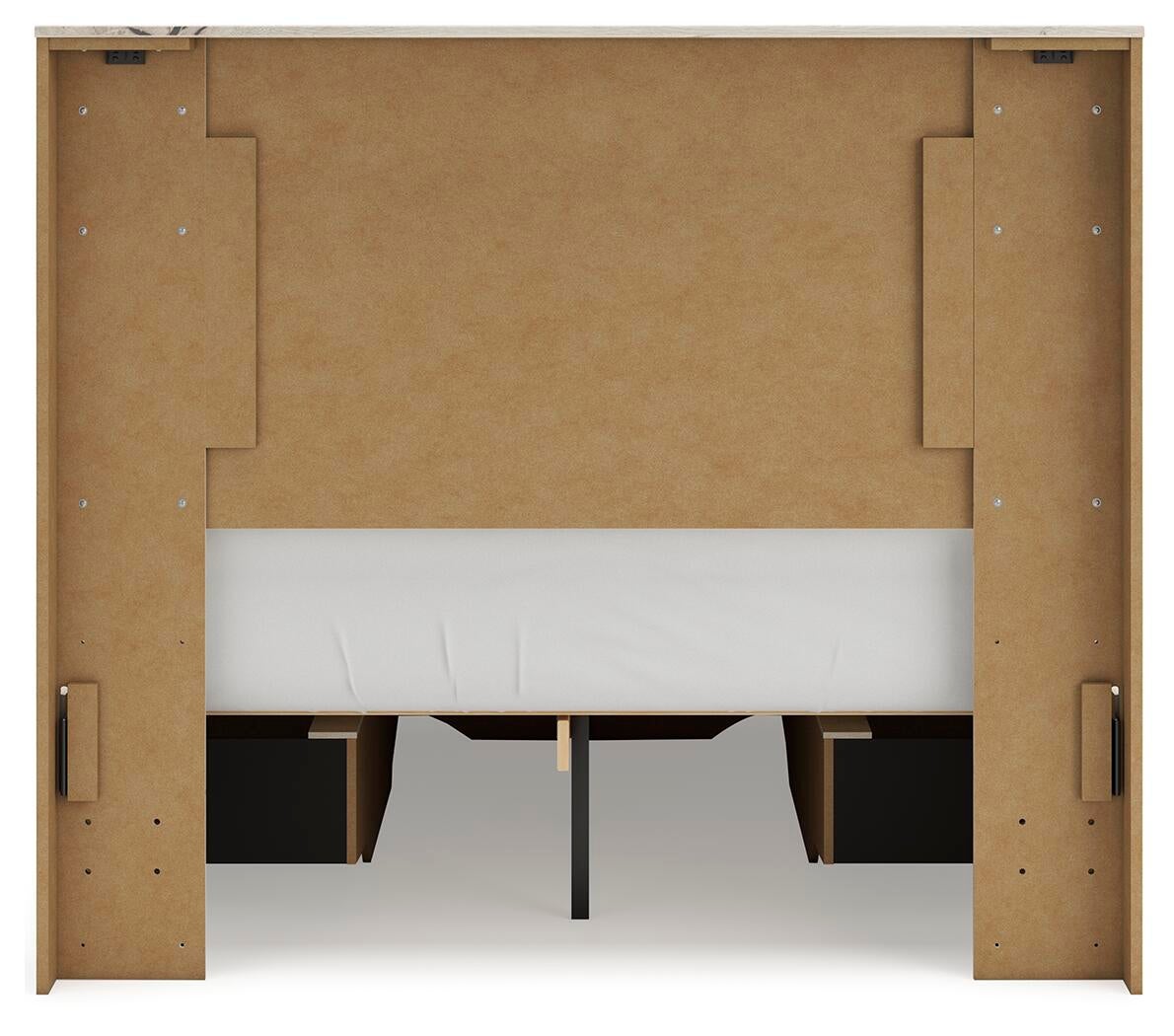 Lawroy Full Panel Storage Bed, Dresser, Mirror and Nightstand