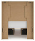 Lawroy Twin Panel Bed with Storage, Dresser, Mirror and Nightstand