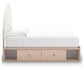 Arloster Full Upholstered Panel Bed with Storage