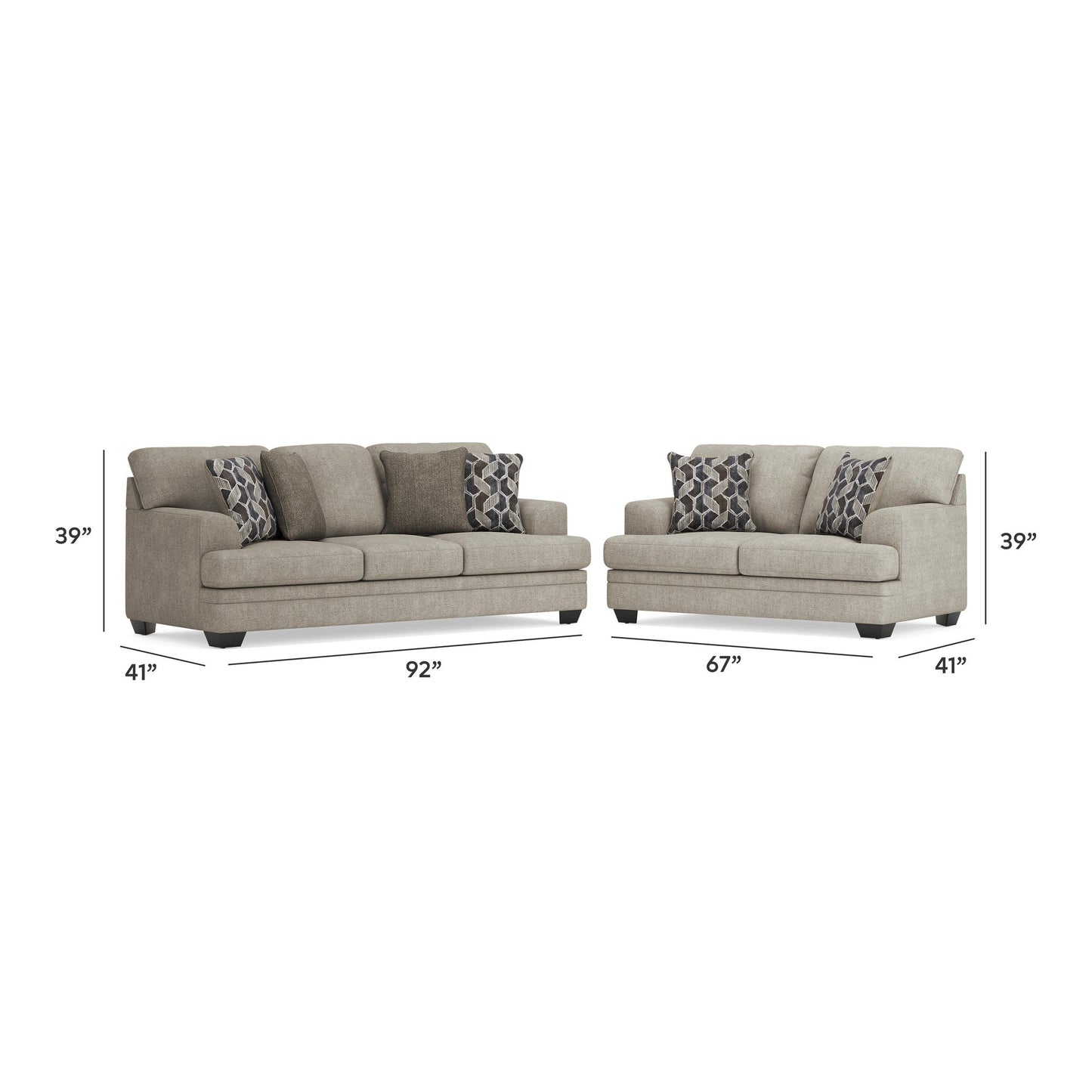 Stonemeade Sofa and Loveseat