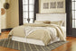 Willowton Queen/Full Panel Headboard with Mirrored Dresser and Chest