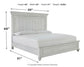 Kanwyn Queen Panel Bed with Mirrored Dresser, Chest and 2 Nightstands