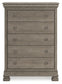 Lexorne California King Sleigh Bed with Mirrored Dresser, Chest and 2 Nightstands